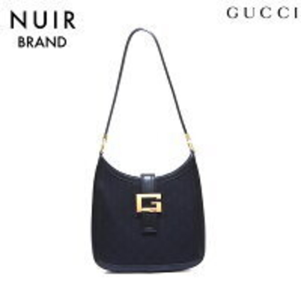 Gucci GG Canvas Handbag Shoulder Bag Black